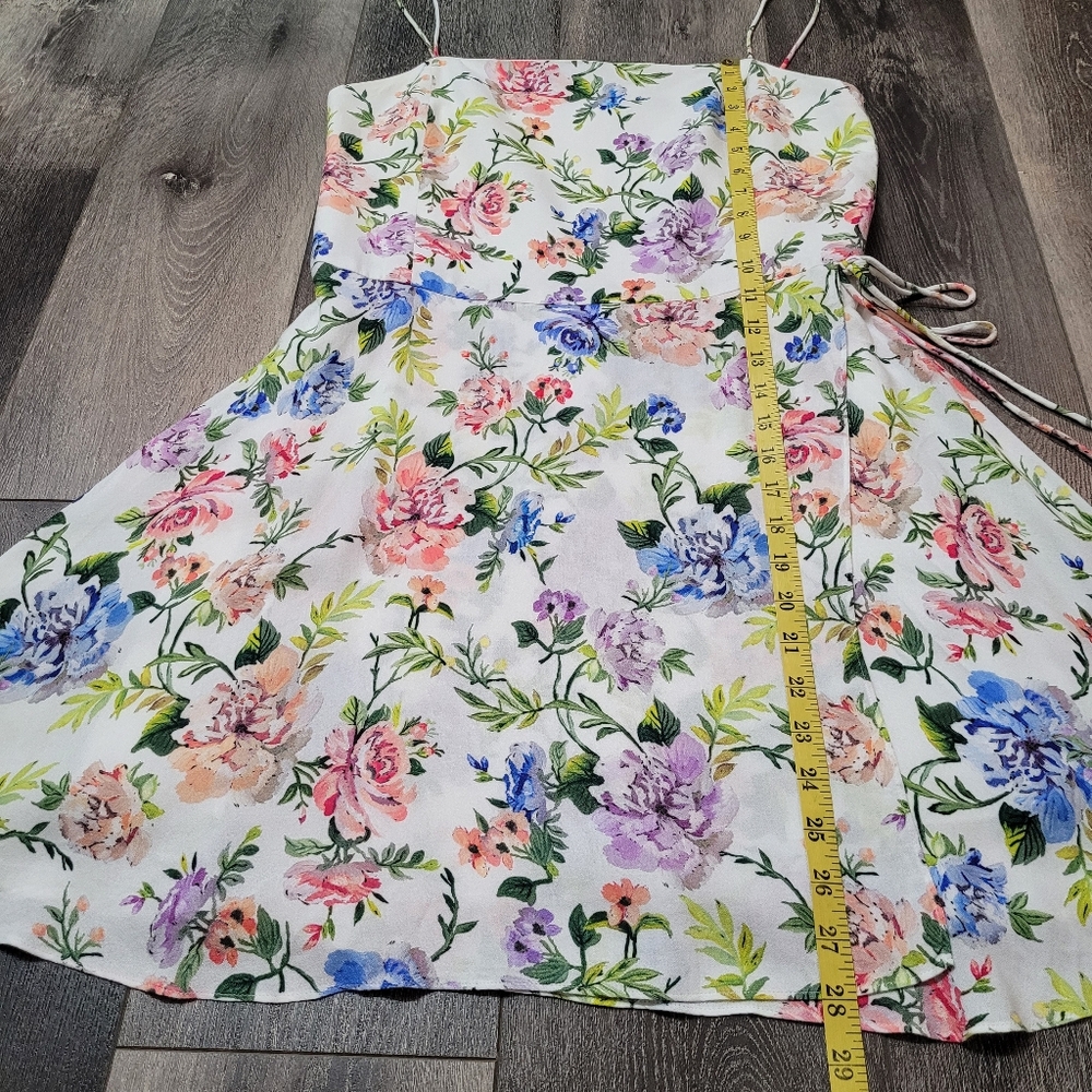 ALICE + OLIVIA Trixie Women's Size 14 floral print mini dress - Picture 8 of 16